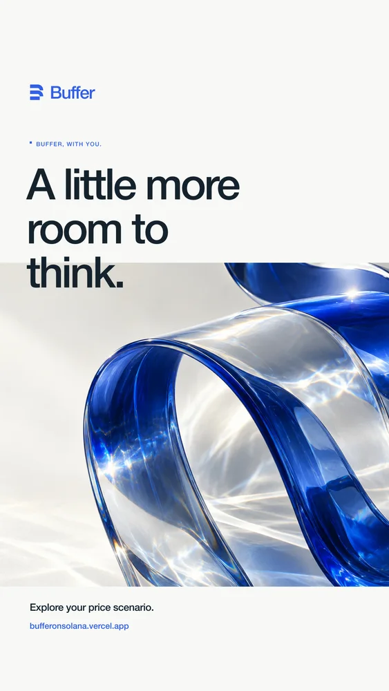 A 9:16 story with the headline and address clear of the top and bottom interface zones.
